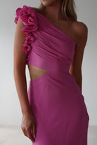 Logen Ruffle Sleeve Midaxi | Pink | Oh Hello Clothing | XS (6)