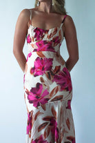 Amari Floral Print Midaxi Dress | Mixed Print | Oh Hello Clothing | XS (6)