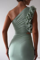 Sydney Bodycon Maxi Dress | Sage | Oh Hello Clothing | XS (6)