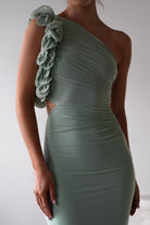Sydney Bodycon Maxi Dress | Sage | Oh Hello Clothing | XS (6)
