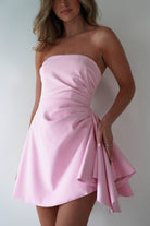 Quinta Strapless Mini Dress | Pink | Oh Hello Clothing | XS (6)