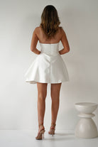 Quinta Strapless Mini Dress | White | Oh Hello Clothing | XS (6)