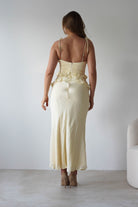 Faith Ruffle Cotton Maxi Dress | Yellow | Oh Hello Clothing | XS (6)