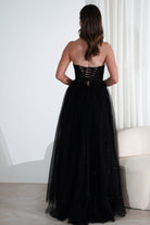 Priscilla Princess Glitter Gown | Black | Oh Hello Clothing | XS (6)