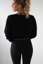 Chenna Embellished Cardigan | Black | Oh Hello Clothing | ONE SIZE (6 - 12)