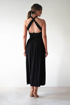 Portugal Midaxi Dress | Black | Oh Hello Clothing | XS (6)