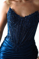 Caspian Embellished Bodycon Gown | Navy | Oh Hello Clothing | XXS (4)