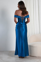 Serena Off The Shoulder Gown | Peacock | Oh Hello Clothing | XS (6)