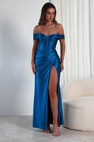 Serena Off The Shoulder Gown | Peacock | Oh Hello Clothing | XS (6)
