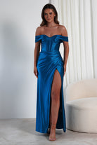 Serena Off The Shoulder Gown | Peacock | Oh Hello Clothing | XS (6)