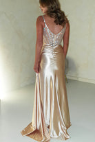 Leonardo Diamante Bodycon Gown | Gold | Oh Hello Clothing | XS (6)