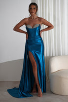 Pranvera Embellished Luxurious Gown | Peacock | Oh Hello Clothing | XS (6)