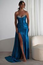 Pranvera Embellished Luxurious Gown | Peacock | Oh Hello Clothing | XS (6)