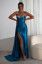 Pranvera Embellished Luxurious Gown | Peacock | Oh Hello Clothing | XS (6)