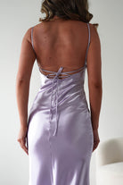 Celinee Satin Maxi Gown | Lilac | Oh Hello Clothing | XS (6)