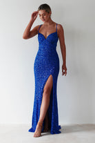 Clarisse Bodycon Sequin Gown | Royal Blue | Oh Hello Clothing | S (8)