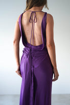 River Backless Maxi Dress | Deep Purple | Oh Hello Clothing | XS (6)