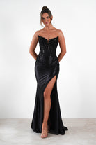 Dallas Luxe Embellished Gown | Black | Oh Hello Clothing | S (8)