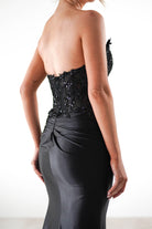 Dallas Luxe Embellished Gown | Black | Oh Hello Clothing | S (8)
