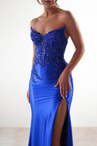 Dallas Luxe Embellished Gown | Royal Blue | Oh Hello Clothing | S (8)