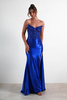 Dallas Luxe Embellished Gown | Royal Blue | Oh Hello Clothing | S (8)