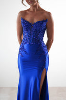 Dallas Luxe Embellished Gown | Royal Blue | Oh Hello Clothing | S (8)