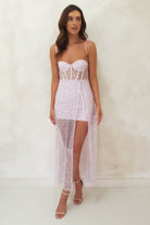 Demure Sequin Mini Dress | Lilac | Oh Hello Clothing | XS (6)