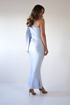 Sylvana Silky Maxi Dress | Blue - Oh Hello Clothing