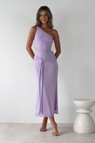 Georgia Mesh Midaxi Dress | Lilac | Oh Hello Clothing | XS (6)