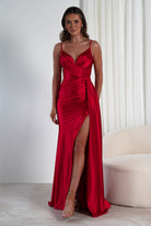 Ashleigh Bodycon Gown | Red | Oh Hello Clothing | XS (6)