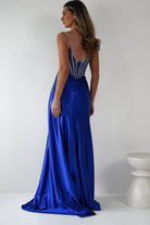 Leonardo Diamante Bodycon Gown | Royal Blue | Oh Hello Clothing | S (8)