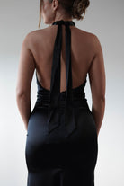 Kartia Halterneck Maxi Gown | Black | Oh Hello Clothing | XS (6)
