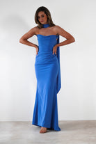 Lisa Multiway Chiffon Gown | Blue - Oh Hello Clothing