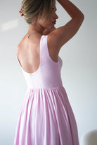 Monroe Skater Midaxi Dress | Pink | Oh Hello Clothing | XS (6)