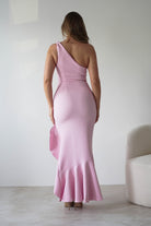 Tabitha Textured Bodycon Midaxi Dress | Pink | Oh Hello Clothing | XS (6)