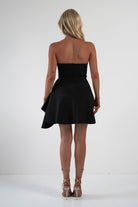 Quinta Strapless Mini Dress | Black - Oh Hello Clothing
