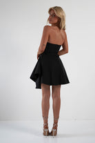 Quinta Strapless Mini Dress | Black - Oh Hello Clothing