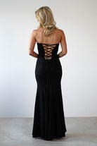 Charla Bodycon Maxi Gown | Black - Oh Hello Clothing