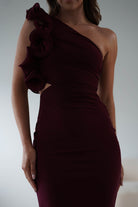 Sydney Bodycon Maxi Dress | Wine | Oh Hello Clothing | XS (6)