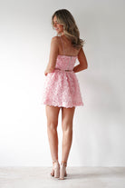Lydia Floral-Appliqué Top & Skirt Set | Pink - Oh Hello Clothing