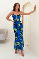 Amal Printed Bodycon Maxi | Mixed Print | Oh Hello Clothing | XS (6)