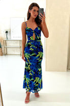 Amal Printed Bodycon Maxi | Mixed Print | Oh Hello Clothing | XS (6)