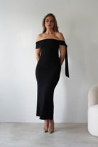 Amalthea Off the Shoulder Midaxi | Black | Oh Hello Clothing | XS (6)