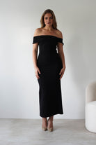 Amalthea Off the Shoulder Midaxi | Black | Oh Hello Clothing | XS (6)