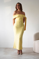 Amalthea Off the Shoulder Midaxi | Yellow | Oh Hello Clothing | XS (6)