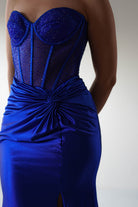 Andrina Rhinestone Strapless Gown | Royal Blue | Oh Hello Clothing | XS (6)