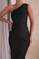 Ansel One Shoulder Maxi Dress | Black | Oh Hello Clothing | S (8)