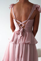Audette Ruffle Tiered Maxi Dress | Blush - Oh Hello Clothing
