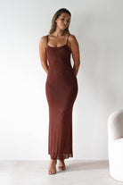 Billini Bodycon Backless Maxi Dress | Brown | Oh Hello Clothing | S (8)
