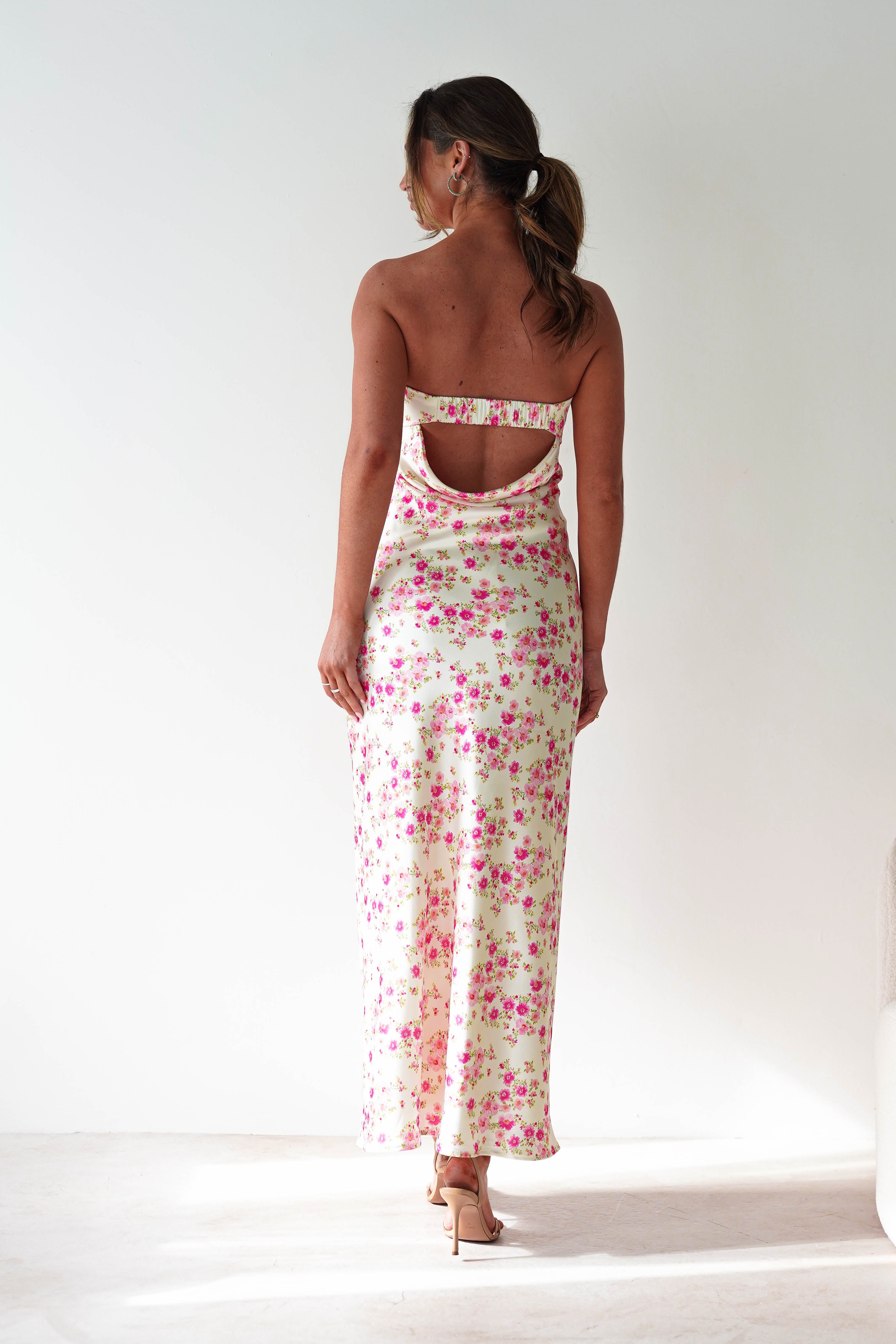 Blossom Floral Print Maxi Dress | Yellow | Oh Hello Clothing | XS (6)